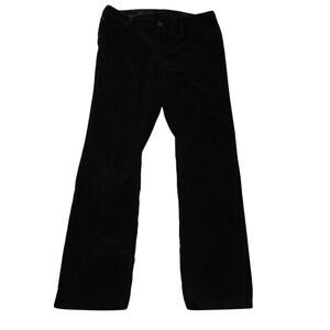 Black Eddie Bauer Corduroy Modern Slim Straight Size 10 Women's Jeans Pants
